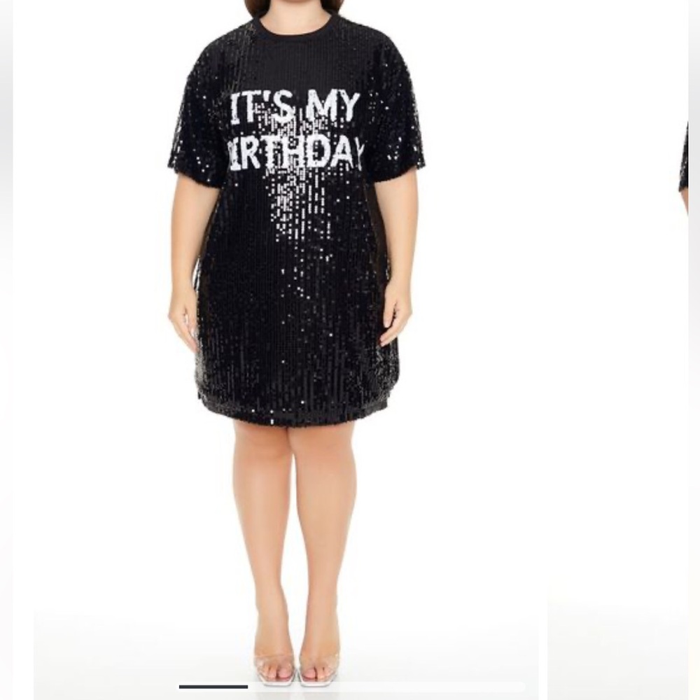Sequin dress perfect to accentuate a Birthday!